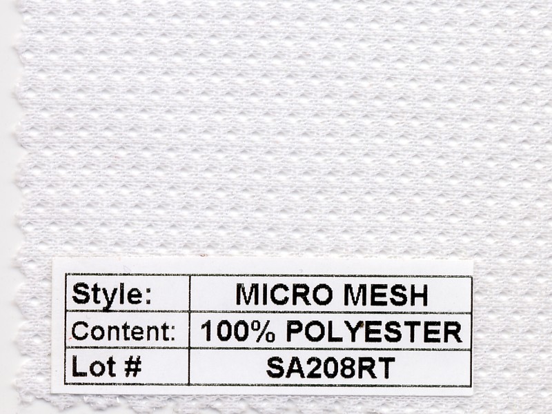 Micro Mesh 100% Polyester